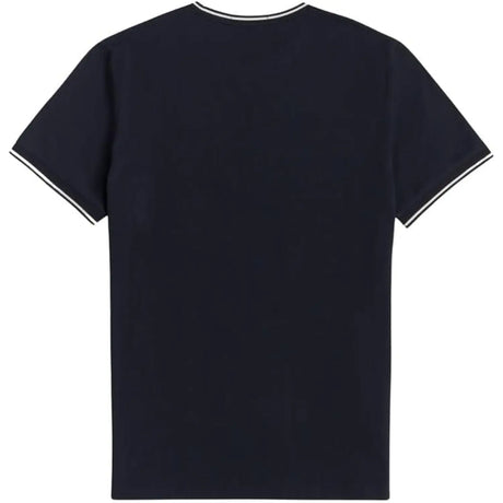 T-shirt FRED PERRY Uomo TWIN TIPPED Navy FRED PERRY  Angolo dello Sport