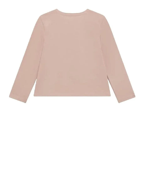 T-shirt GUESS JR Bambina LS Rosa GUESS JR  Angolo dello Sport