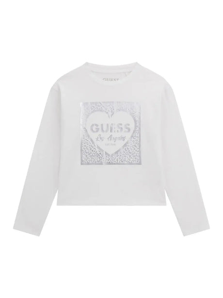 T-shirt Guess Bambina - Bianco