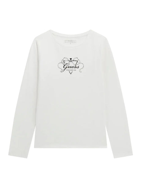 T-shirt Guess Bambina - Bianco