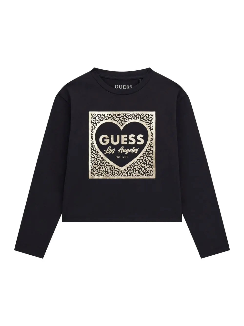 T-shirt Guess Bambina - Nero