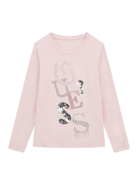T-shirt Guess Bambina - Rosa