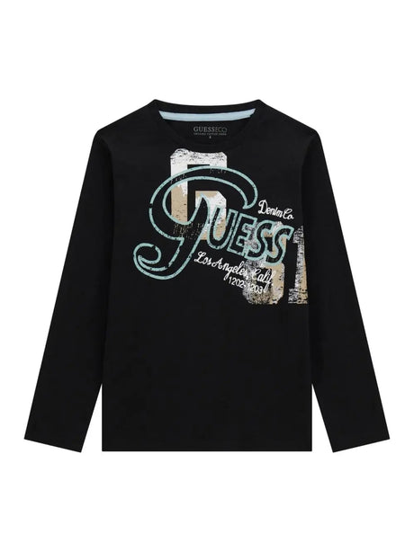 T-shirt Guess Bambino - Nero