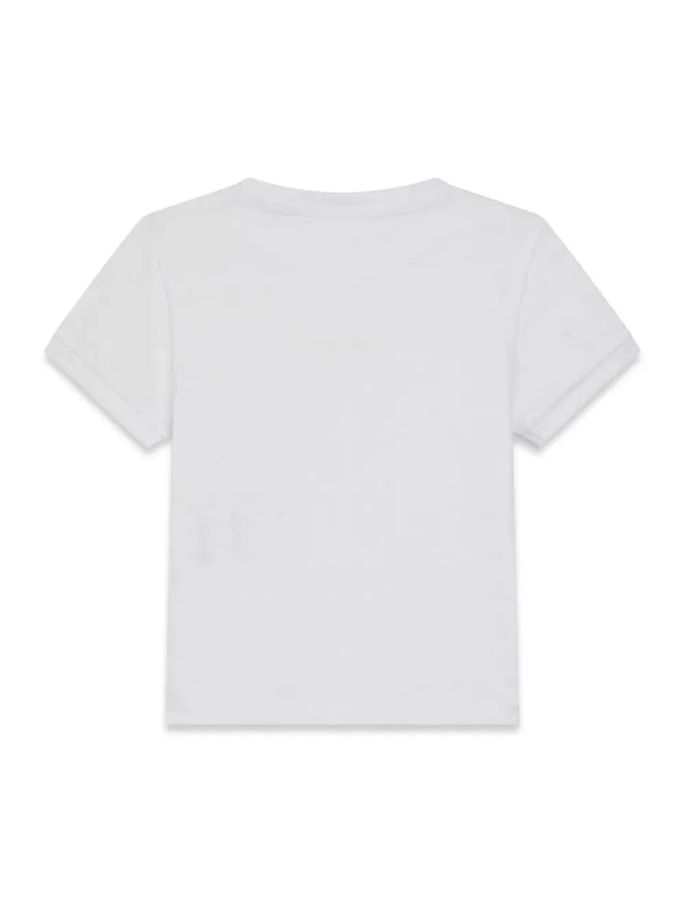 T-shirt Guess GMT DYE JACQ JERSEY Bambino - Bianco