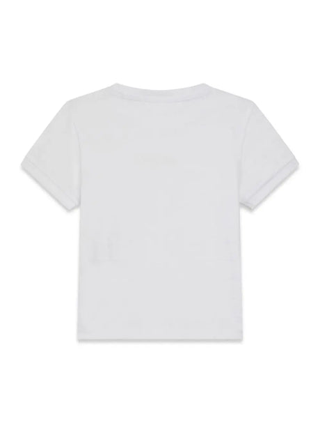 T-shirt Guess GMT DYE JACQ JERSEY Bambino - Bianco