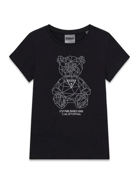 T-shirt Guess MINIME Bambina - Nero