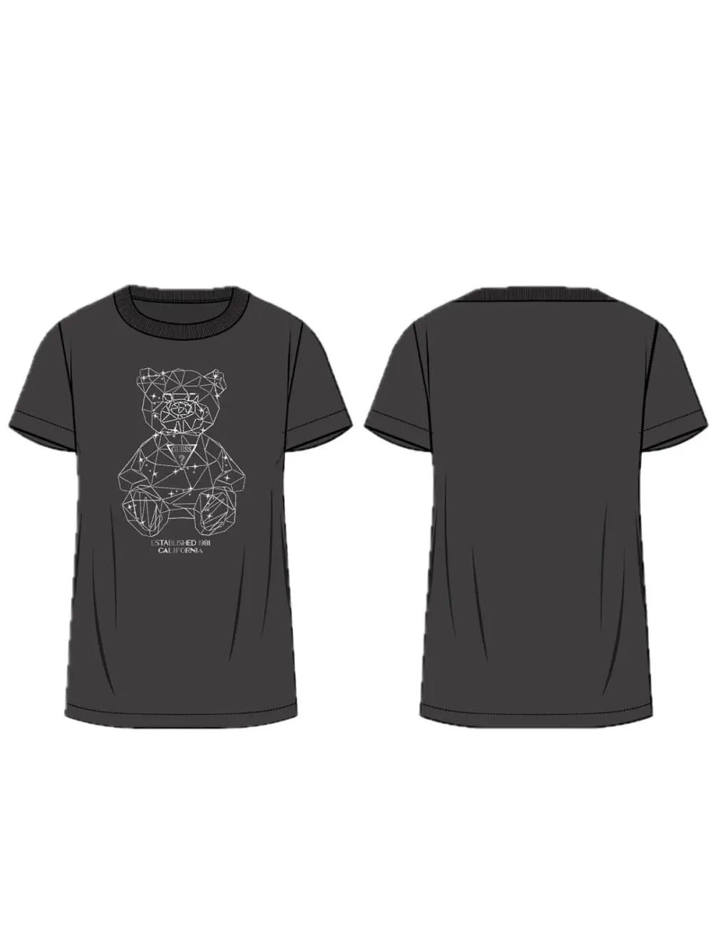 T-shirt Guess MINIME Bambina - Nero