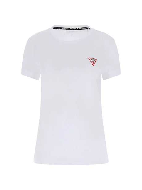 T-shirt Guess Mini Tringle Donna - Bianco