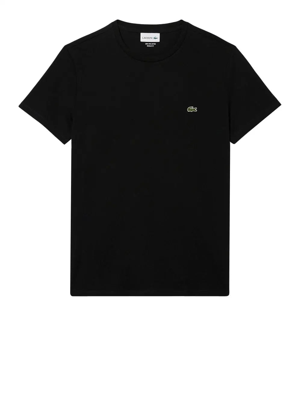 T-shirt Lacoste in cotone Pima Uomo - Nero