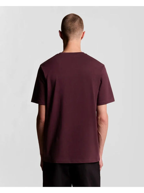 T-shirt Lyle & Scott Uomo - Bordeaux