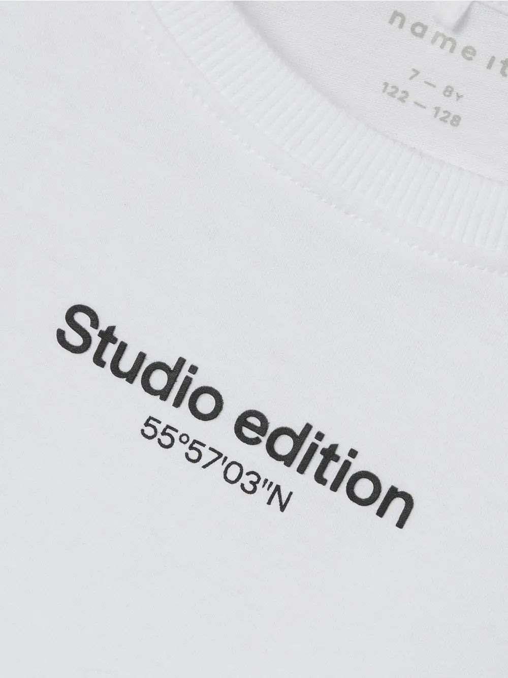 T-shirt Name It BRODY SS NREG NOOS Bambino - Bianco