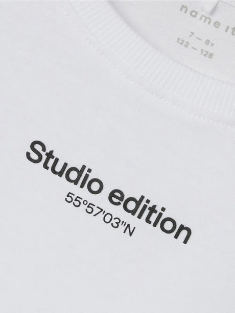 T-shirt Name It BRODY SS NREG NOOS Bambino - Bianco