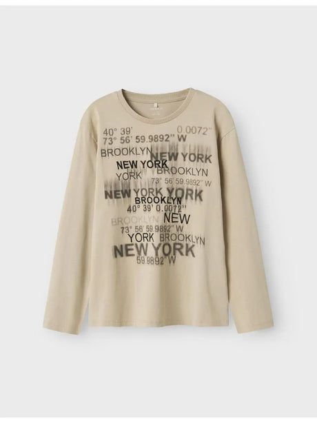 T-shirt Name It Bambino - Beige