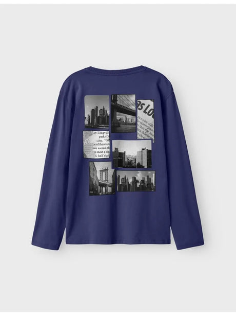T-shirt Name It Bambino - Blu