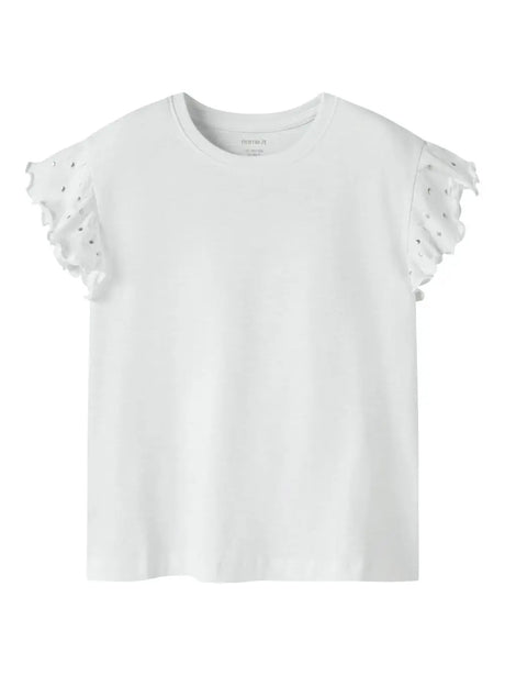 T-shirt Name It DARA SS NREG Bambina - Bianco
