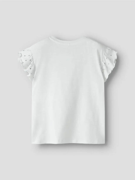 T-shirt Name It DARA SS NREG Bambina - Bianco