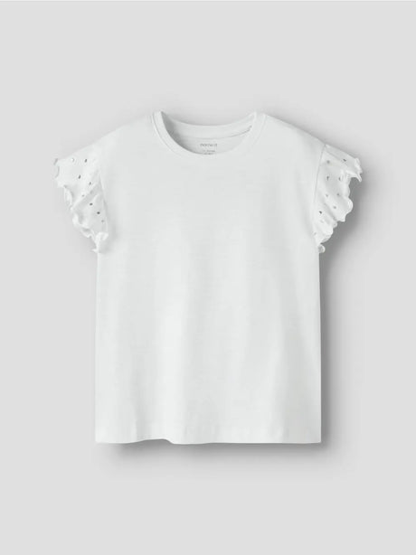 T-shirt Name It DARA SS NREG Bambina - Bianco