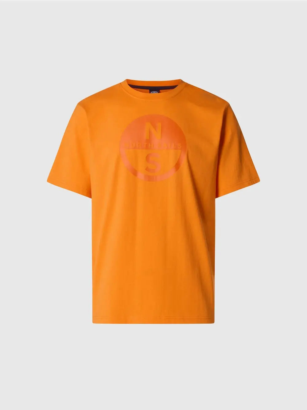 T-shirt North Sails con maxi logo Uomo - Arancione