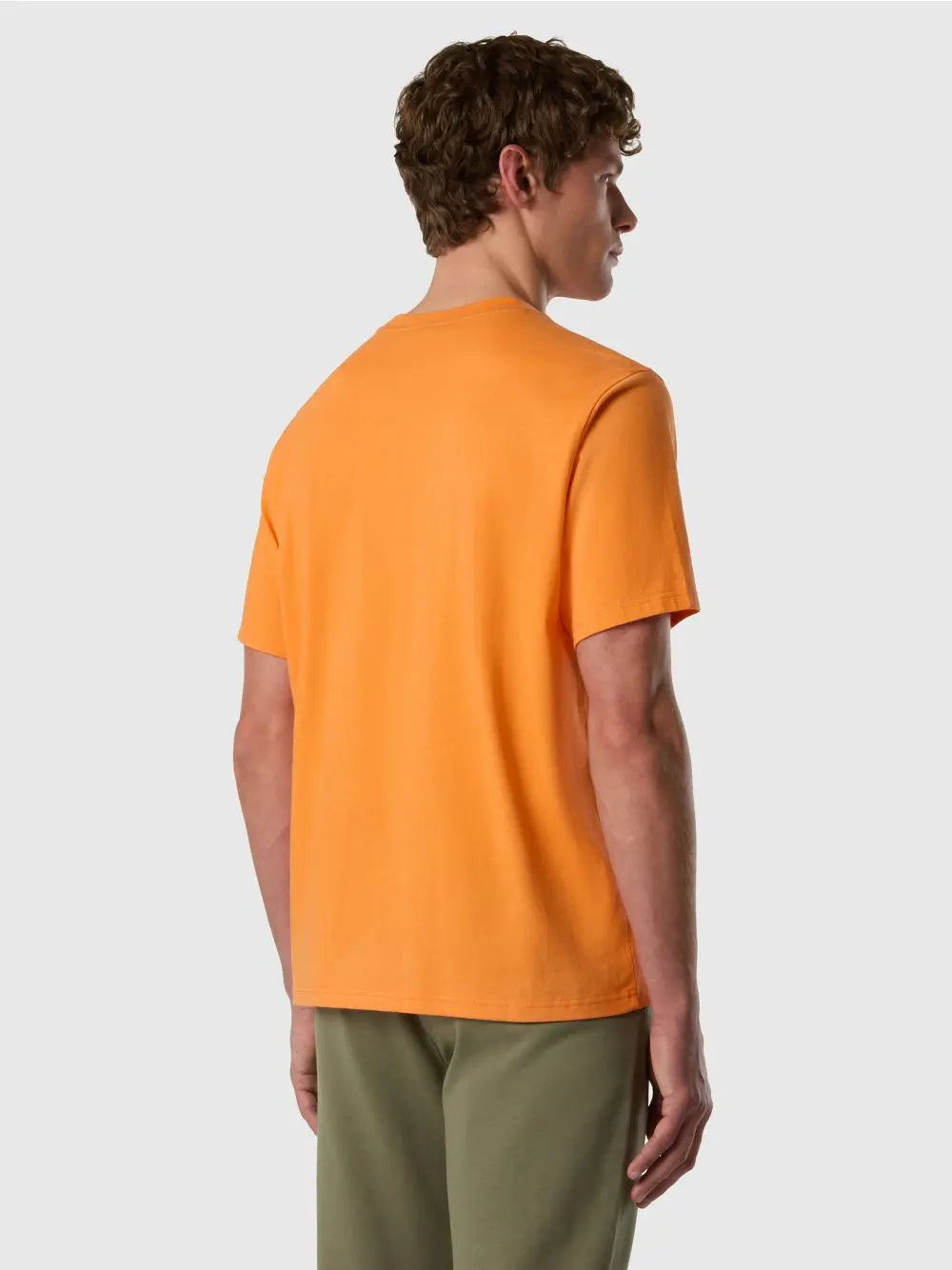 T-shirt North Sails con maxi logo Uomo - Arancione