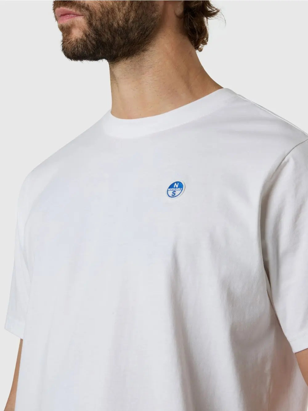 T-shirt North Sails con patch logata Uomo - Bianco