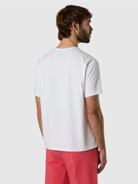 T-shirt North Sails con patch logata Uomo - Bianco
