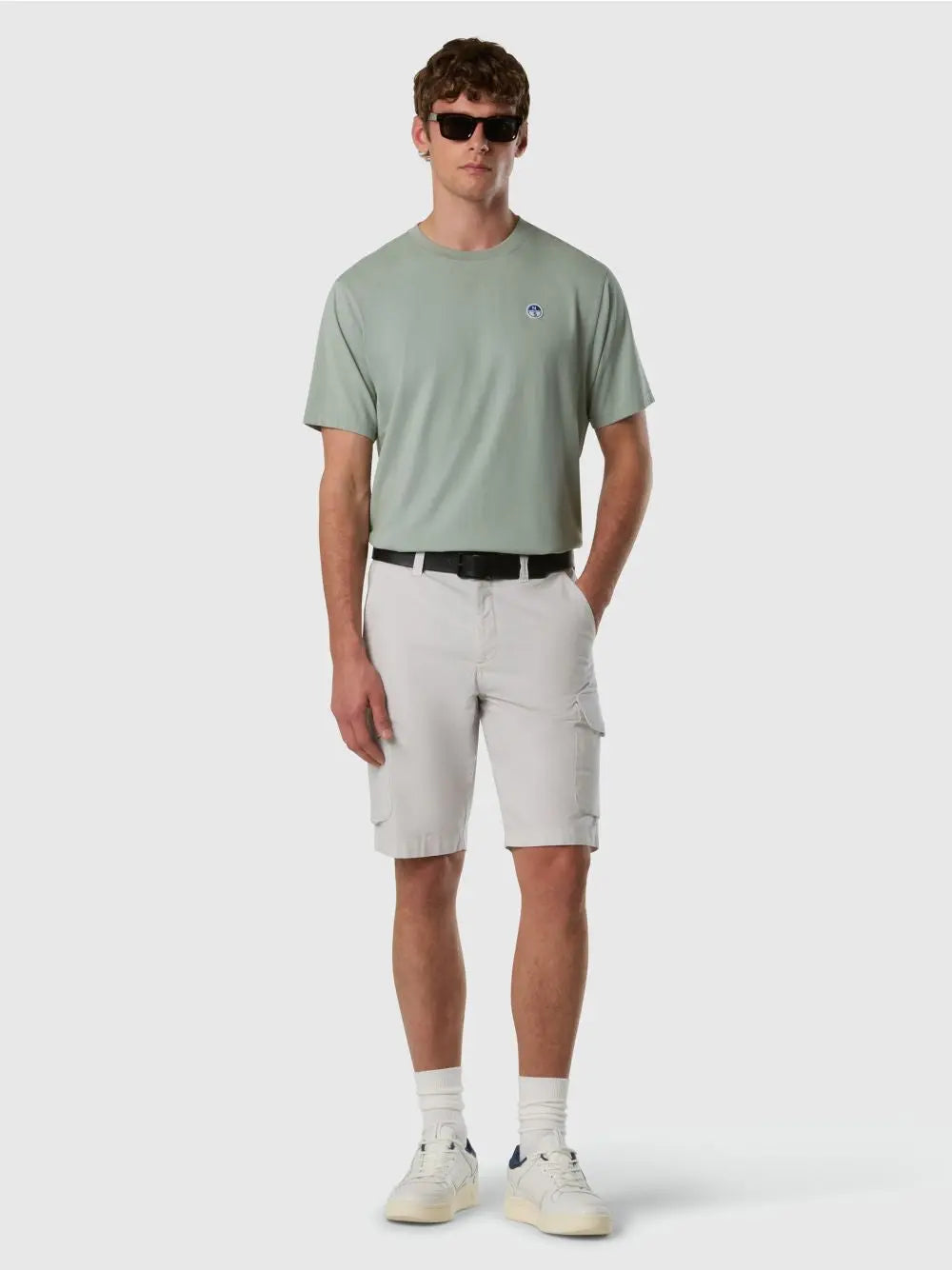 T-shirt North Sails con patch logata Uomo - Verde