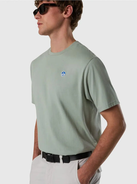 T-shirt North Sails con patch logata Uomo - Verde
