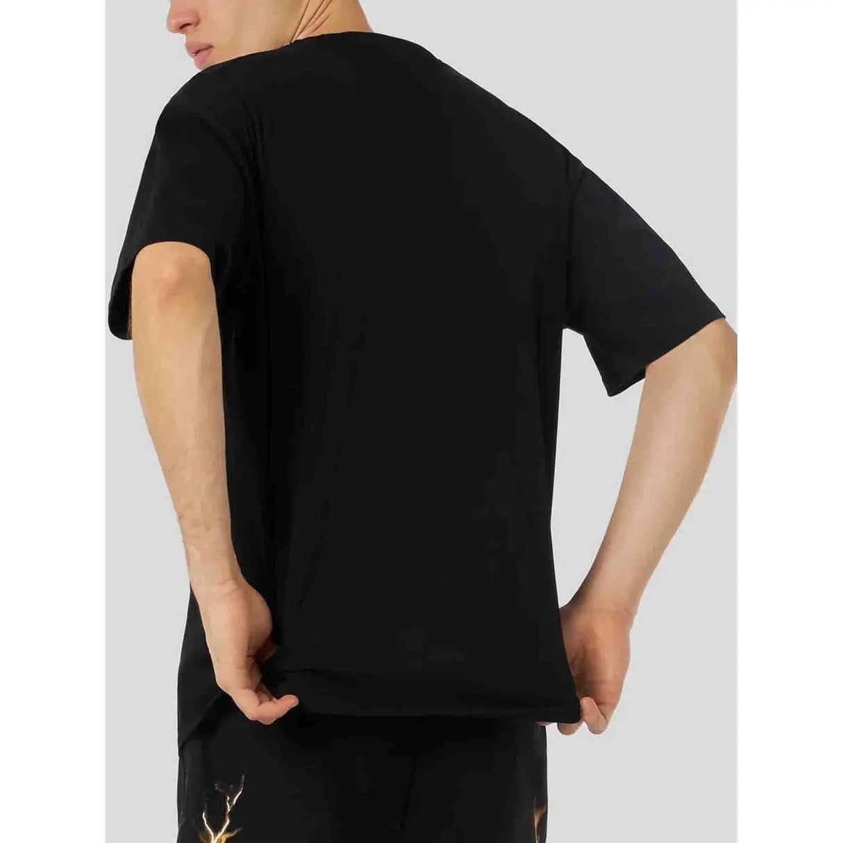 T-shirt PHOBIA Uomo LIGHTNING PRINT Nero