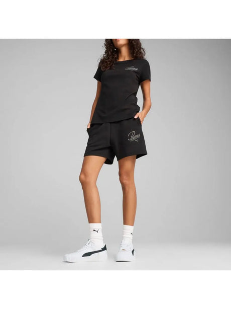T-shirt Puma Donna - Nero