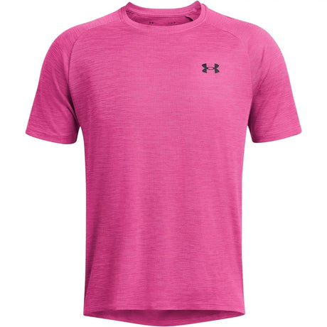 T-shirt Sportiva UNDER ARMOUR Uomo UA TECH TEXTURED Rosa