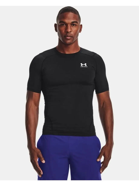 T-shirt Sportiva Under Armour HeatGear Uomo - Nero