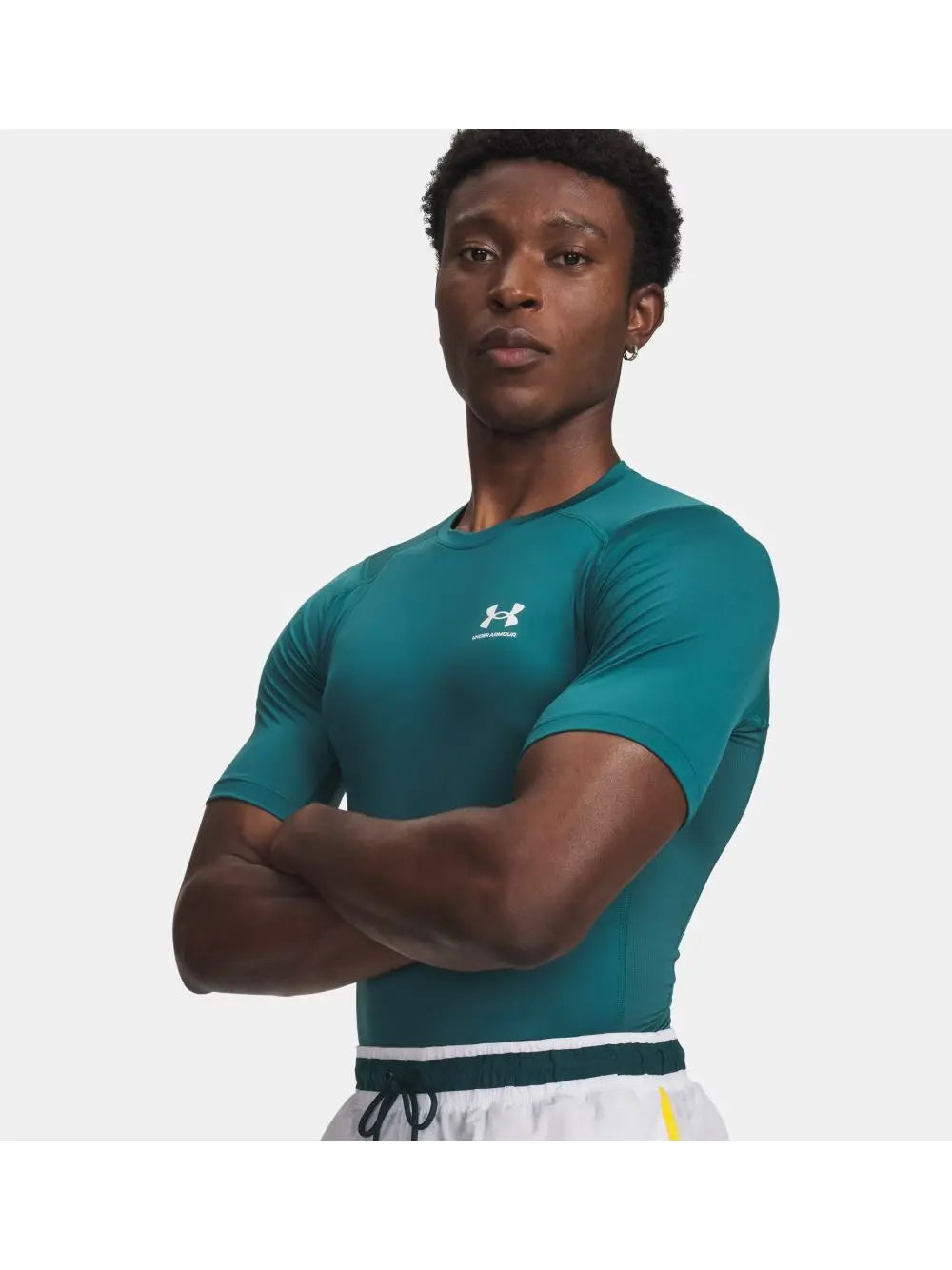 T-shirt Sportiva Under Armour HeatGear Uomo - Verde