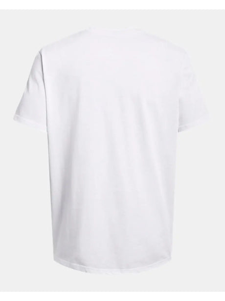 T-shirt Sportiva Under Armour UA Heavyweight Armour Label Uomo - Bianco