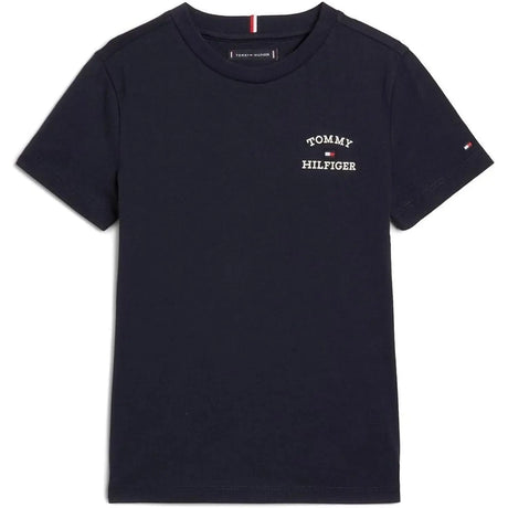 T-shirt TOMMY HILFIGER Bambino LOGO Blu TOMMY HILFIGER  Angolo dello Sport