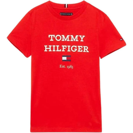 T-shirt TOMMY HILFIGER Bambino LOGO Rosso TOMMY HILFIGER  Angolo dello Sport