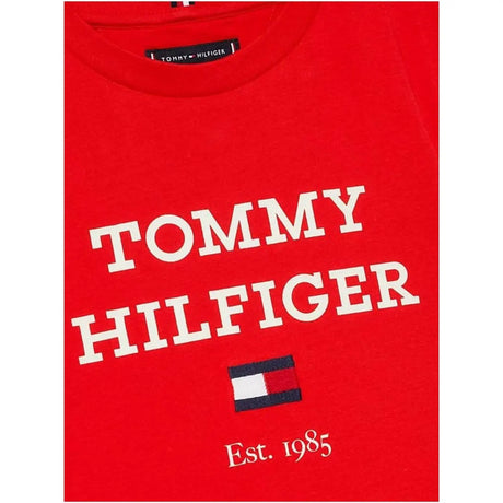 T-shirt TOMMY HILFIGER Bambino LOGO Rosso TOMMY HILFIGER  Angolo dello Sport