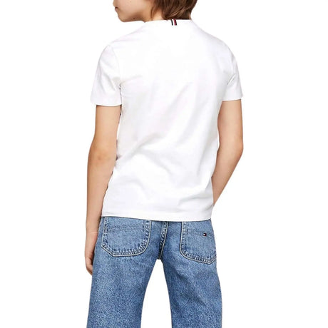 T-shirt TOMMY HILFIGER Bambino MONOTYPE ARCH Bianco TOMMY HILFIGER  Angolo dello Sport