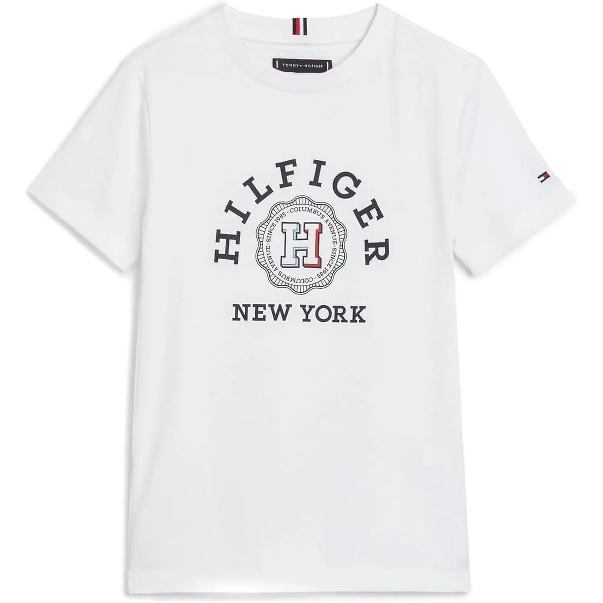 T-shirt TOMMY HILFIGER Bambino MONOTYPE ARCH Bianco TOMMY HILFIGER  Angolo dello Sport
