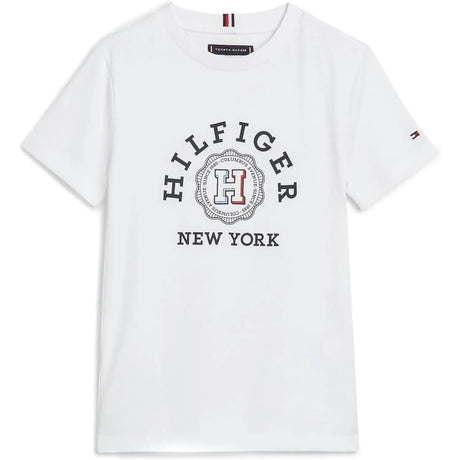 T-shirt TOMMY HILFIGER Bambino MONOTYPE ARCH Bianco TOMMY HILFIGER  Angolo dello Sport