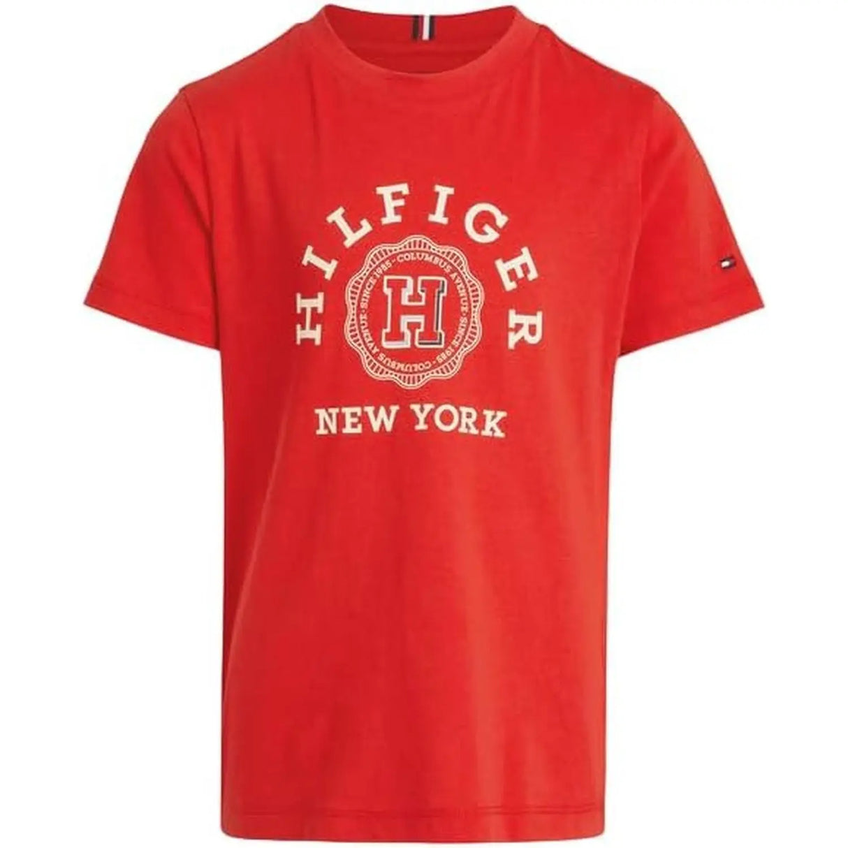 T-shirt TOMMY HILFIGER Bambino MONOTYPE ARCH Rosso TOMMY HILFIGER  Angolo dello Sport