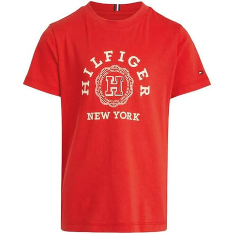 T-shirt TOMMY HILFIGER Bambino MONOTYPE ARCH Rosso TOMMY HILFIGER  Angolo dello Sport