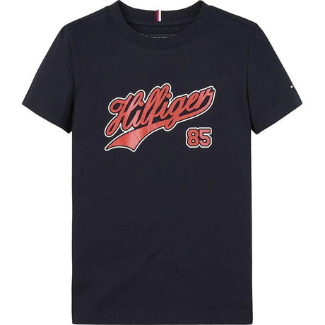 T-shirt TOMMY HILFIGER Bambino SCRIPT Blu TOMMY HILFIGER  Angolo dello Sport