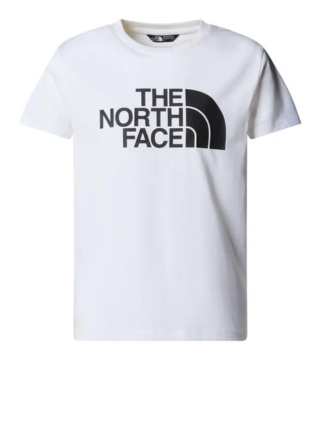 T-shirt The North Face TEEN EASY SS Unisex Bambino - Bianco