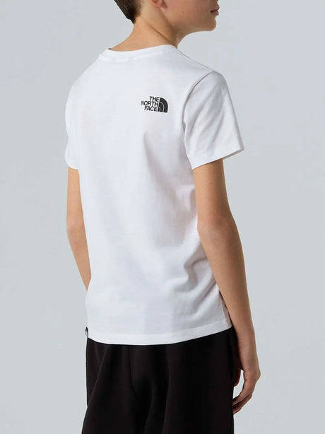 T-shirt The North Face TEEN EASY SS Unisex Bambino - Bianco