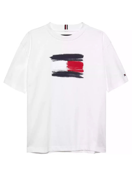 T-shirt Tommy Hilfiger Bambino - Bianco