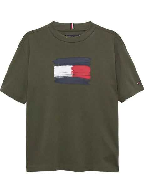 T-shirt Tommy Hilfiger Bambino - Verde