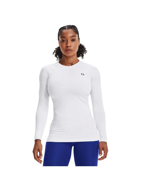T-shirt Under Armour AUTHENTICS CREW Donna - Bianco