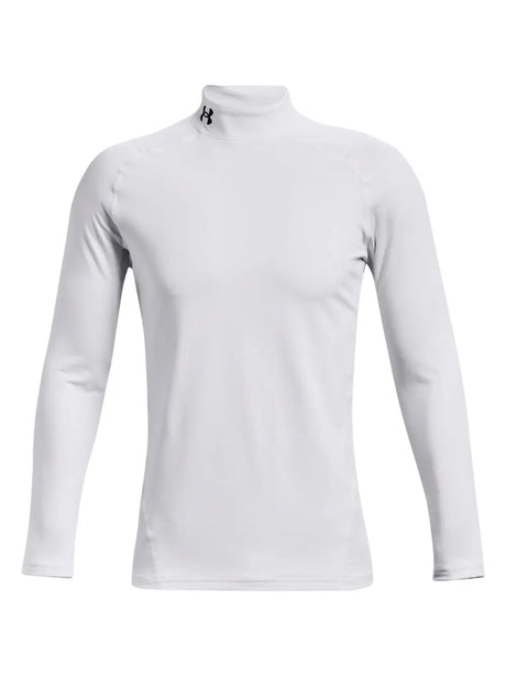 T-shirt Under Armour CG ARMOUR FITTED MOCK Uomo - Bianco