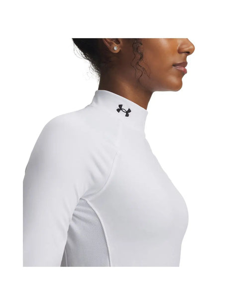 T-shirt Under Armour CG AUTHENTICS MOCKNECK Donna - Bianco