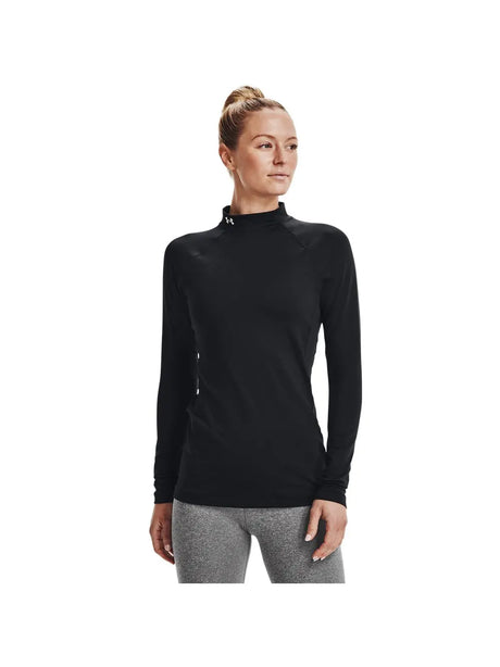 T-shirt Under Armour CG AUTHENTICS MOCKNECK Donna - Nero